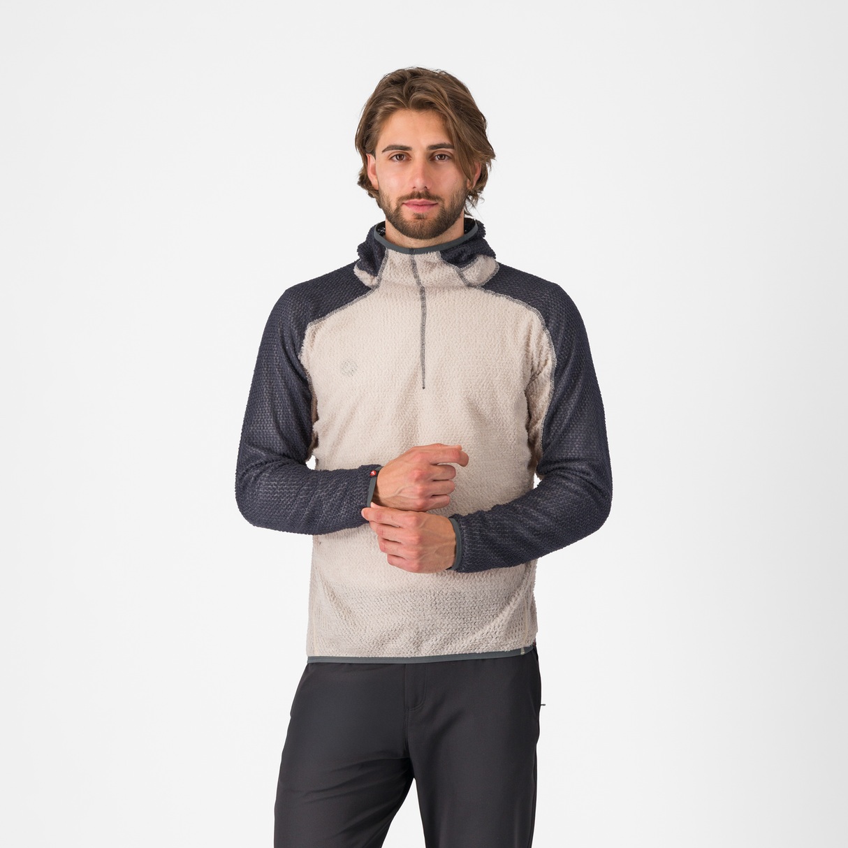SUDADERA CON CAPUCHA DE FORRO POLAR CASTELLI ALPHA