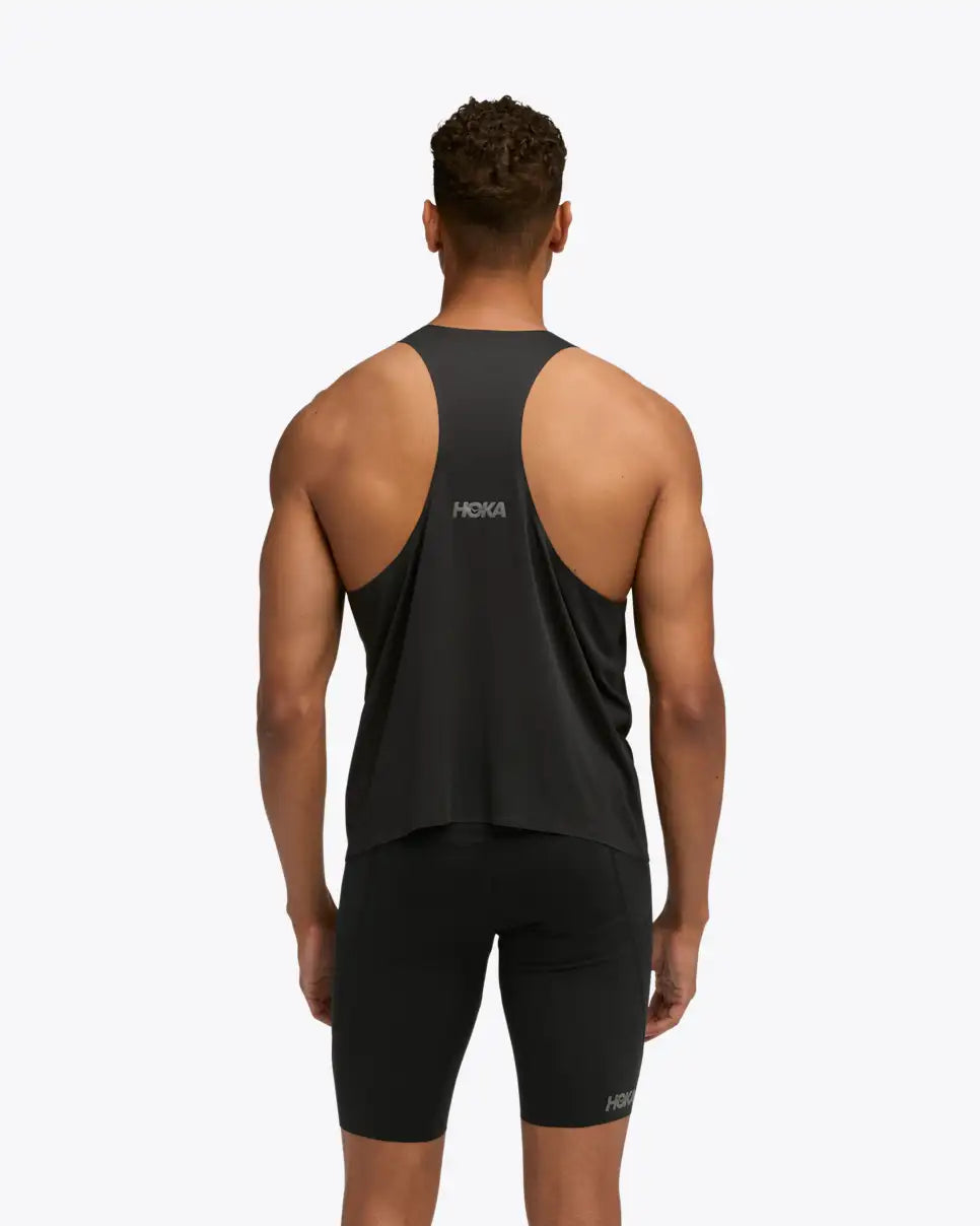 Hoka men's race day tank top |