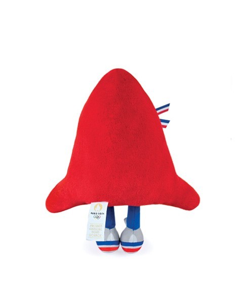 Image Peluche Mascotte Officielle Jeux Olympiques Paris 2024 27 Cm | Doudou Et Compagnie /// Triathlon Store