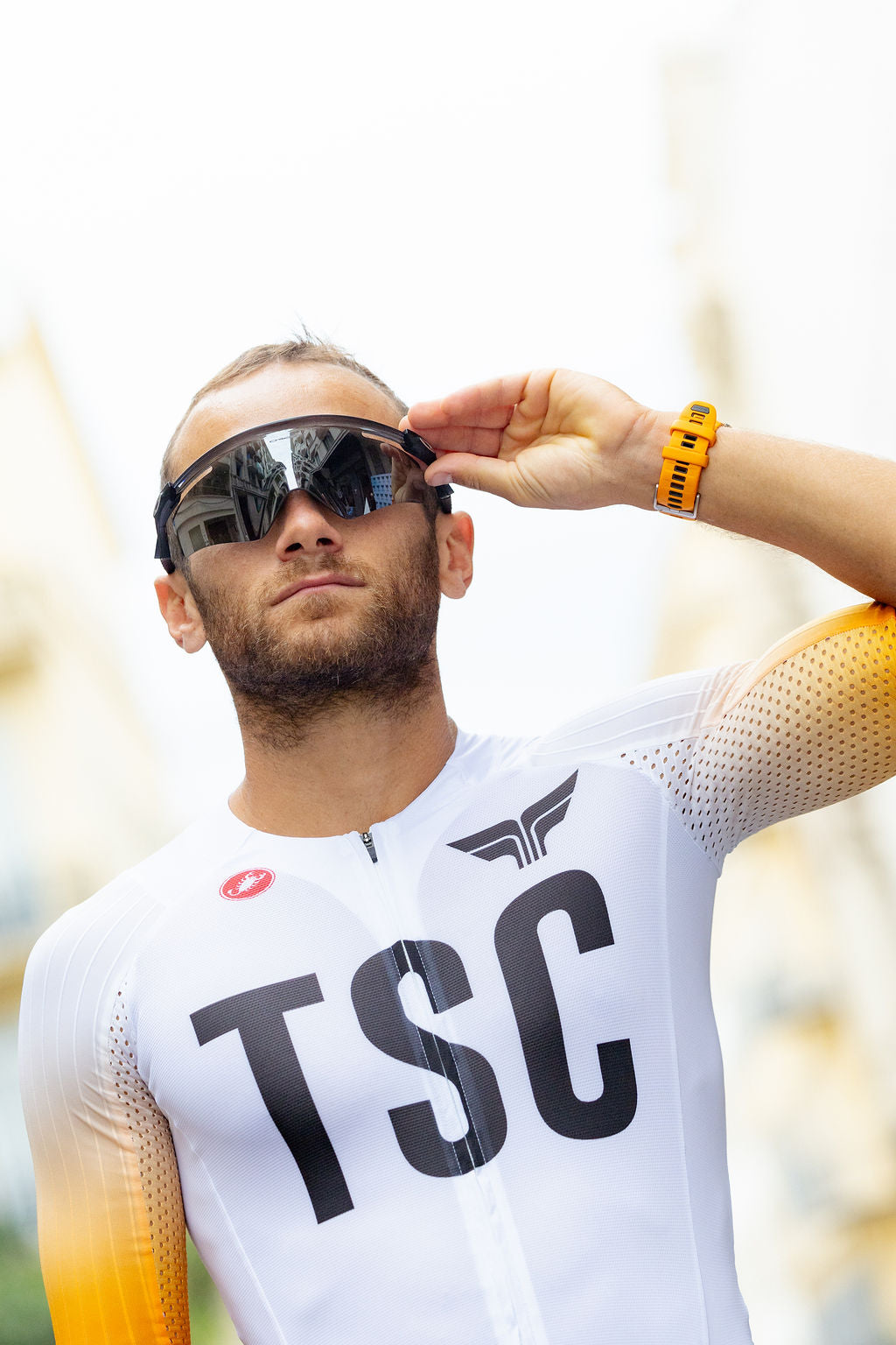 Sanremo 3 TSC hombre Clay naranja | Castelli