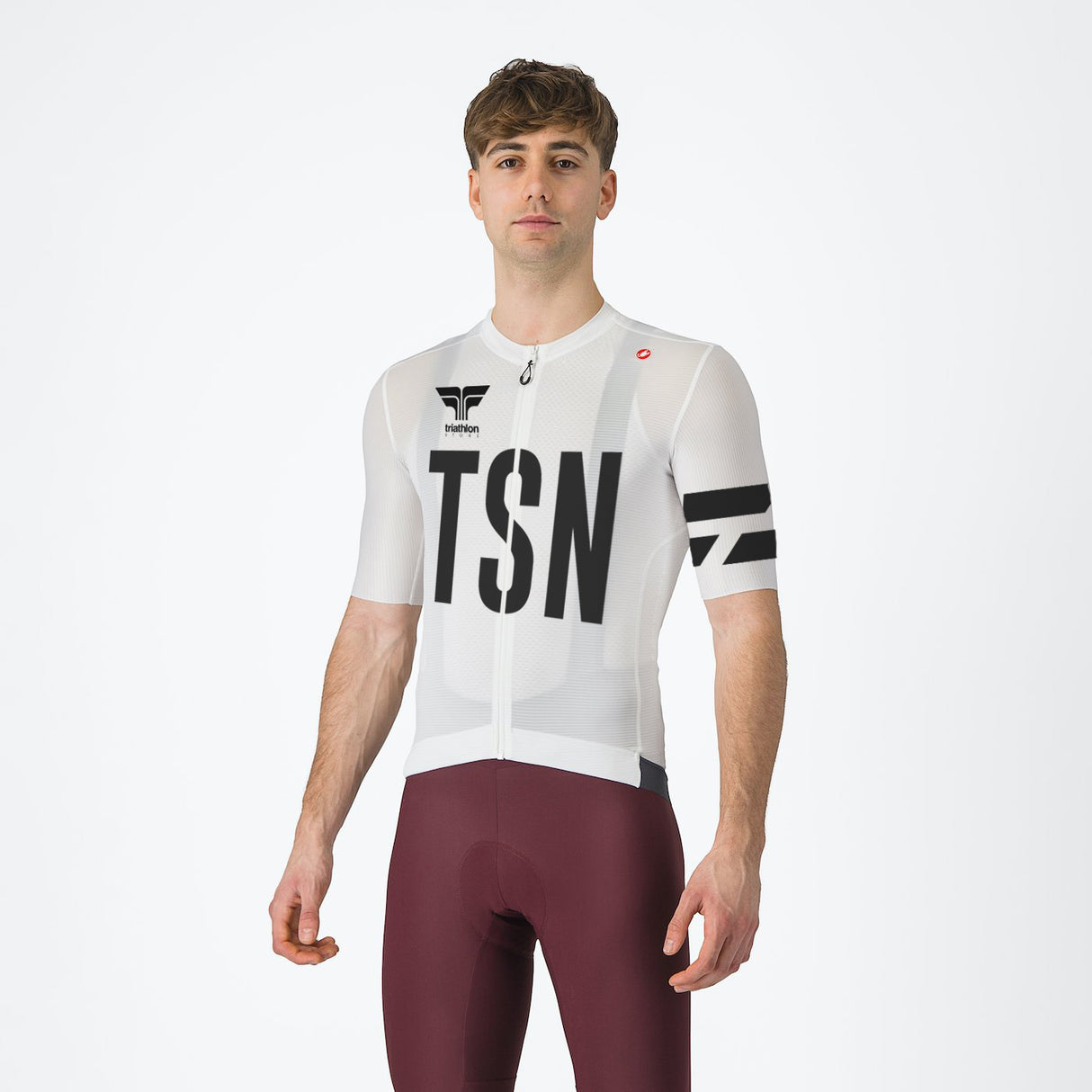 Camiseta TSN Espresso Blanca - Hombre | Castelli