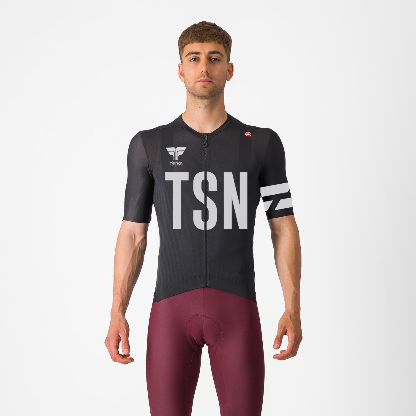 Camiseta TSN Espresso Gris Claro - Hombre | Castelli
