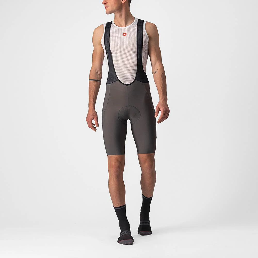 Culote corto con tirantes Unlimited Gravel - Hombre | Castelli