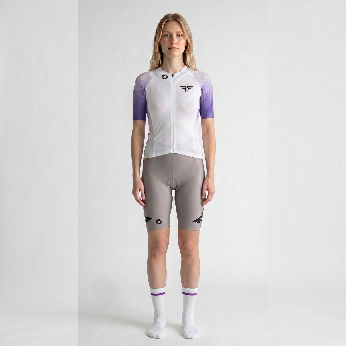 Trifonction triathlon Sanremo 3 TS blanc ultra violet femme | Castelli