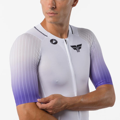Sanremo 3 TS triathlon trisuit for men white navy | Castelli