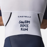 Sanremo 3 TS triathlon trisuit for men white navy | Castelli
