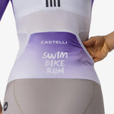 Trifonction triathlon Sanremo 3 TS blanc ultra violet femme | Castelli