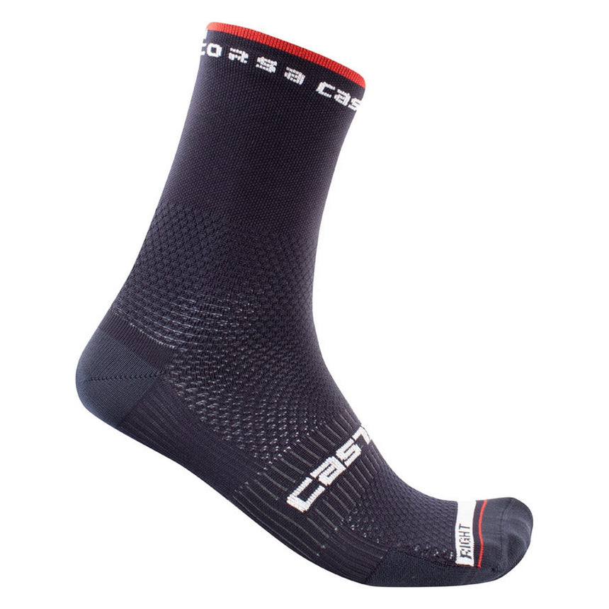 Image Chaussettes Rosso Corsa Pro 15 - Mixte | Castelli /// Triathlon Store