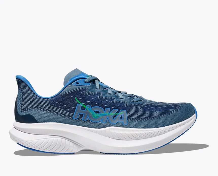 Hoka Mach 6 Men White Virtual Blue