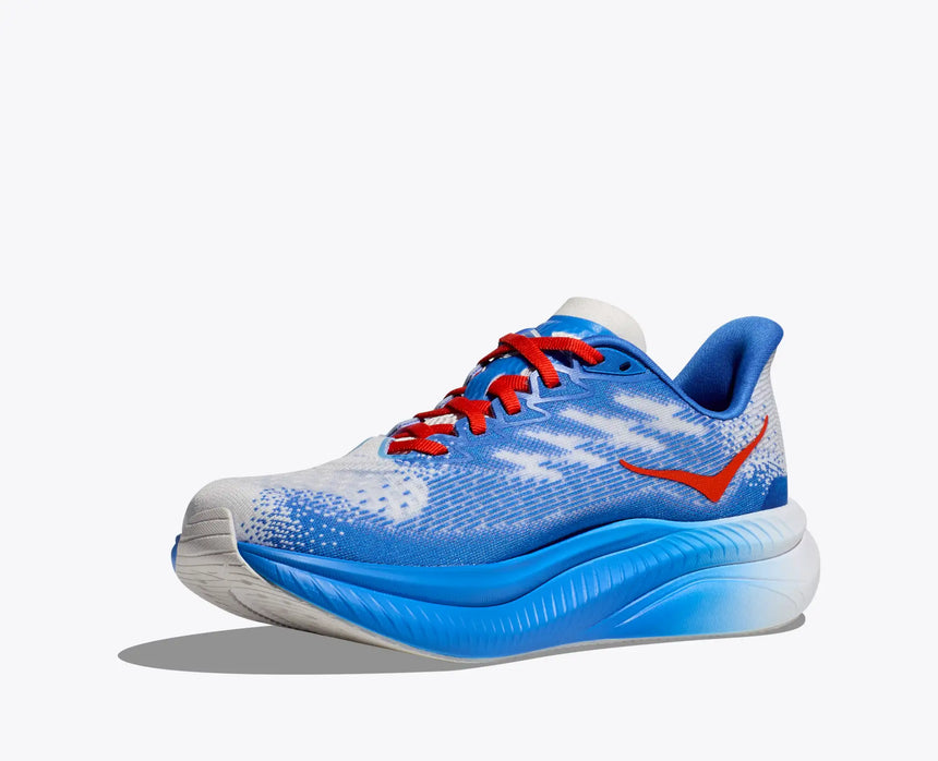 Hoka Mach 6 Men White Virtual Blue