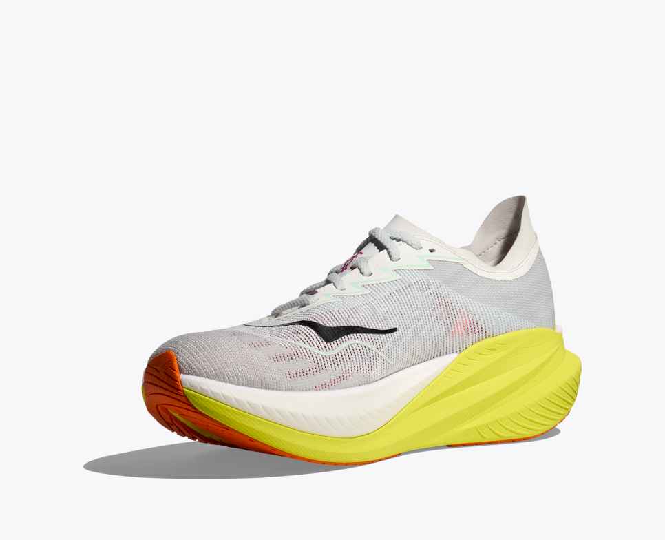 Hoka Mach X2 Men Black-Electric Aqua