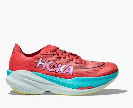Hoka Mach X2 Men Black-Electric Aqua