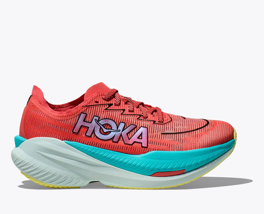 Hoka Mach X 2 Women Black-Electric Aqua