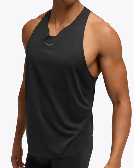Camiseta de tirantes Hoka para hombre, ideal para el día de la carrera |