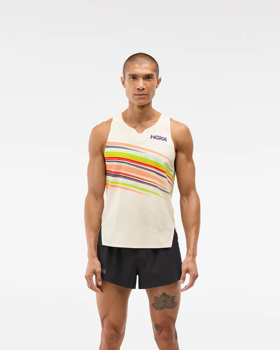 RACE DAY SINGLET - HOMME | HOKA