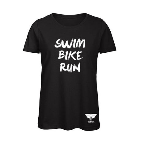 Image Tshirt Swim Bike Run Triathlon Store - Femme | Triathlon Store /// Triathlon Store