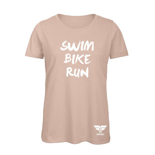 Image Tshirt Swim Bike Run Triathlon Store - Femme | Triathlon Store /// Triathlon Store