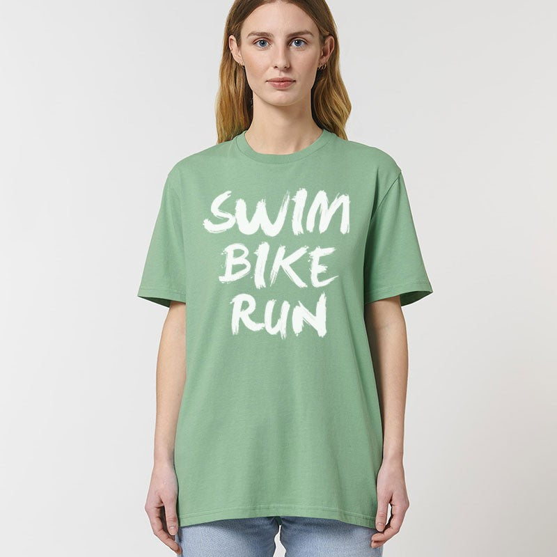 Image Tshirt Swim Bike Run Creator Triathlon Store Unisexe | Triathlon Store /// Triathlon Store