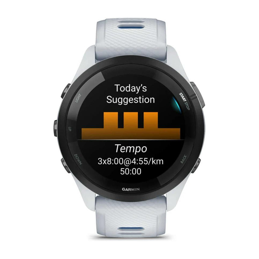 Image Forerunner 265 Music Blanc | Garmin /// Triathlon Store