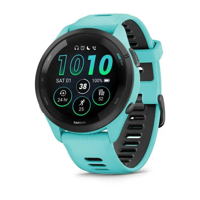 Image Forerunner 265 Music Turquoise | Garmin /// Triathlon Store