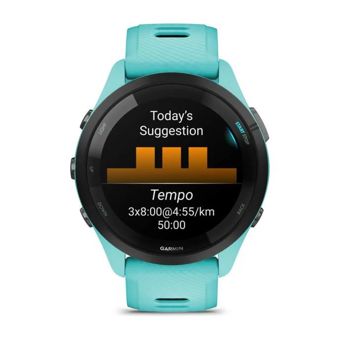 Image Forerunner 265 Music Turquoise | Garmin /// Triathlon Store