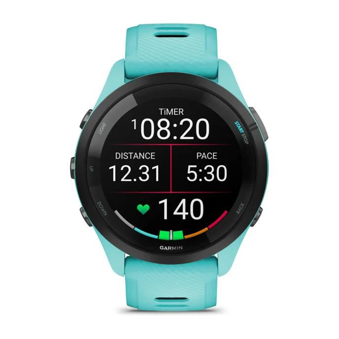 Image Forerunner 265 Music Turquoise | Garmin /// Triathlon Store