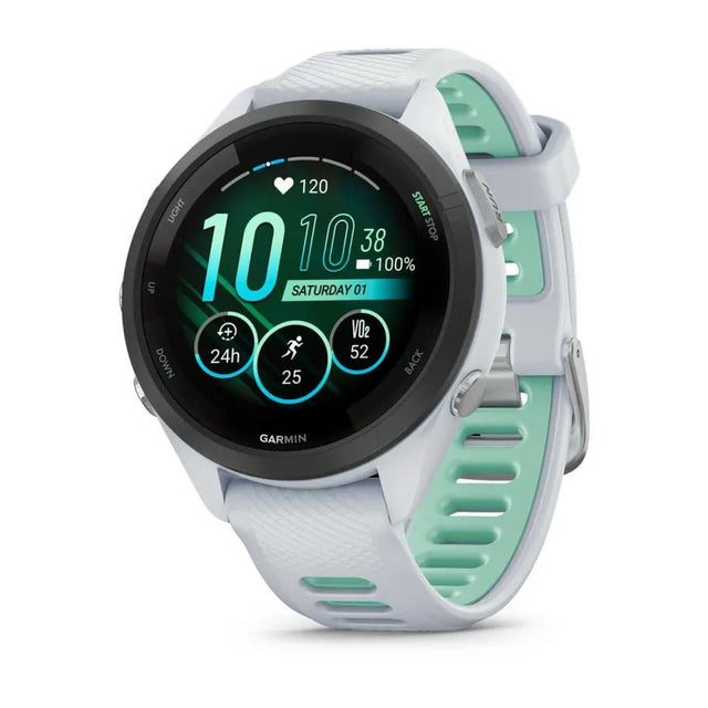 Image Forerunner 265s Music Blanc | Garmin /// Triathlon Store