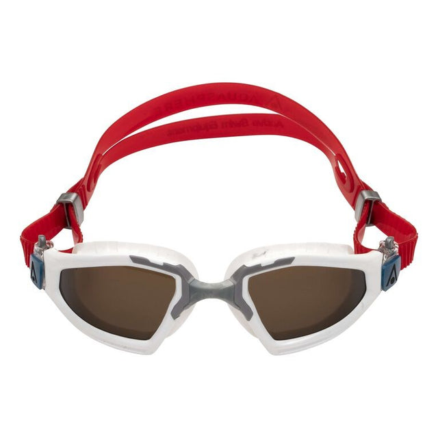 Image Kayenne Pro Blanc Gris Verres Polarisée | Aquasphere /// Triathlon Store