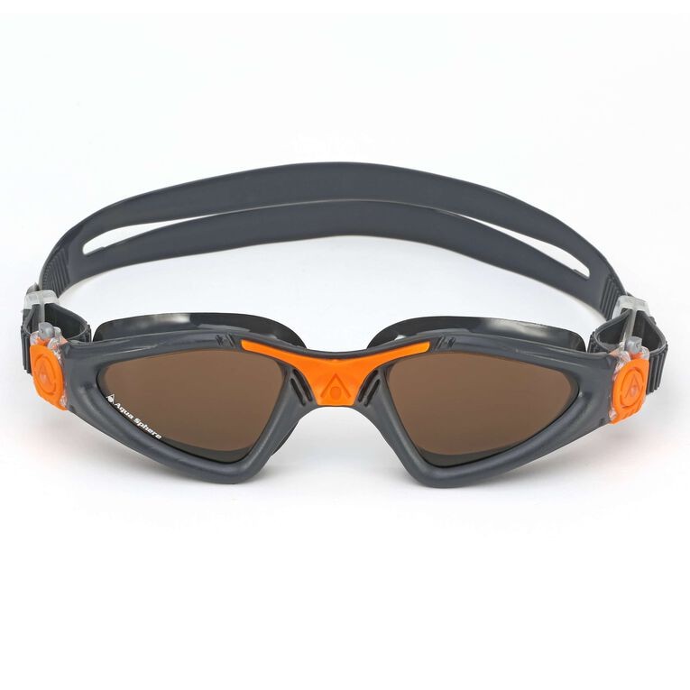 Image Kayenne Gris Orange Verres Polarisée Marron | Aquasphere /// Triathlon Store