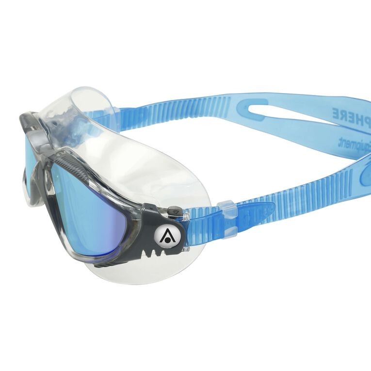 Image Vista Transp. Gris Verres Mirroir Bleu | Aquasphere /// Triathlon Store