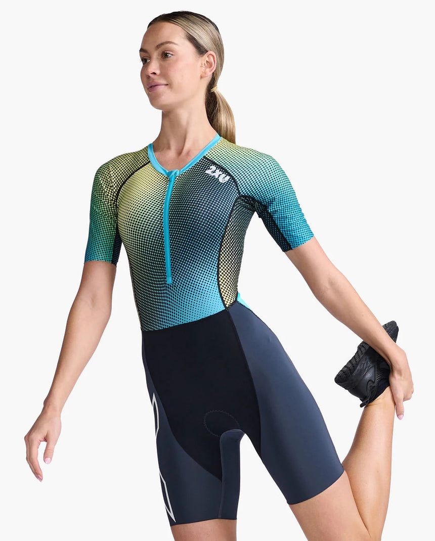 Image Aero Manches Courte - Femme | 2xu /// Triathlon Store