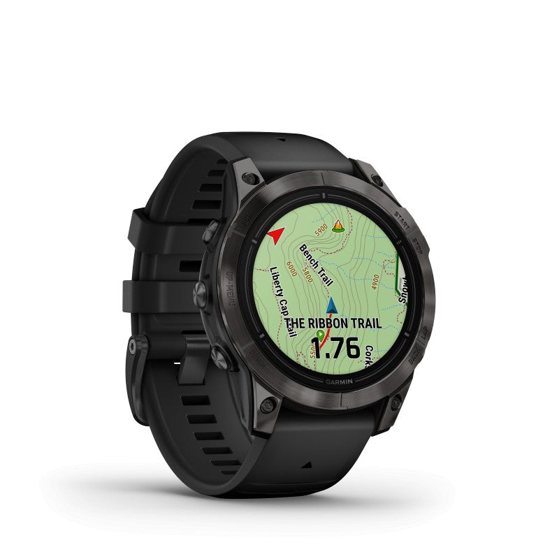 Image Epix Pro Sapphire 47mm Titane Carbon Gray ( Gen2 ) | Garmin /// Triathlon Store