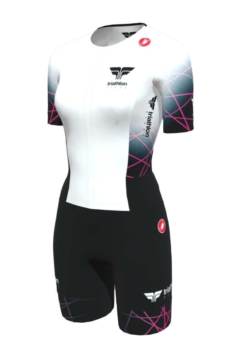 Image Sanremo 2 Triathlon Store Blanc Noir - Femme | Castelli /// Triathlon Store