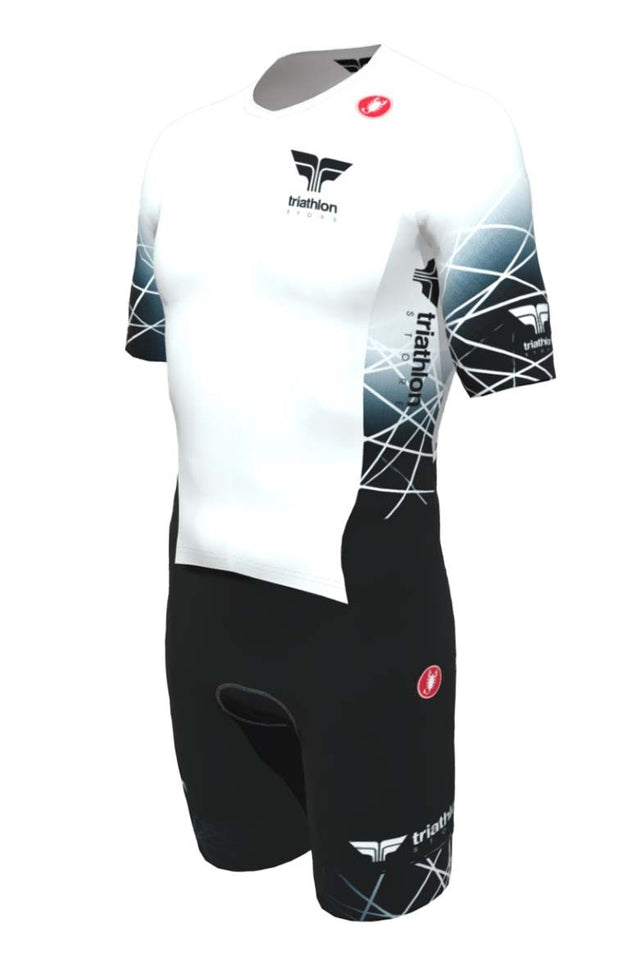 Image Sanremo 2 Triathlon Store Blanc Noir 23 - Homme | Castelli /// Triathlon Store