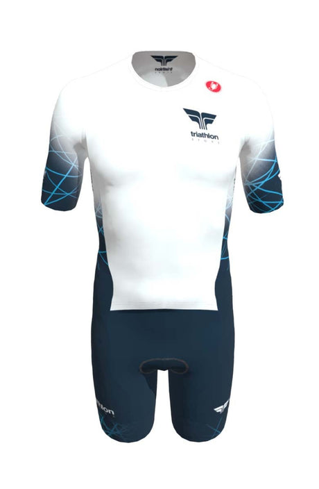 Image Sanremo 2 Triathlon Store Blanc Bleu 23 - Homme | Castelli /// Triathlon Store