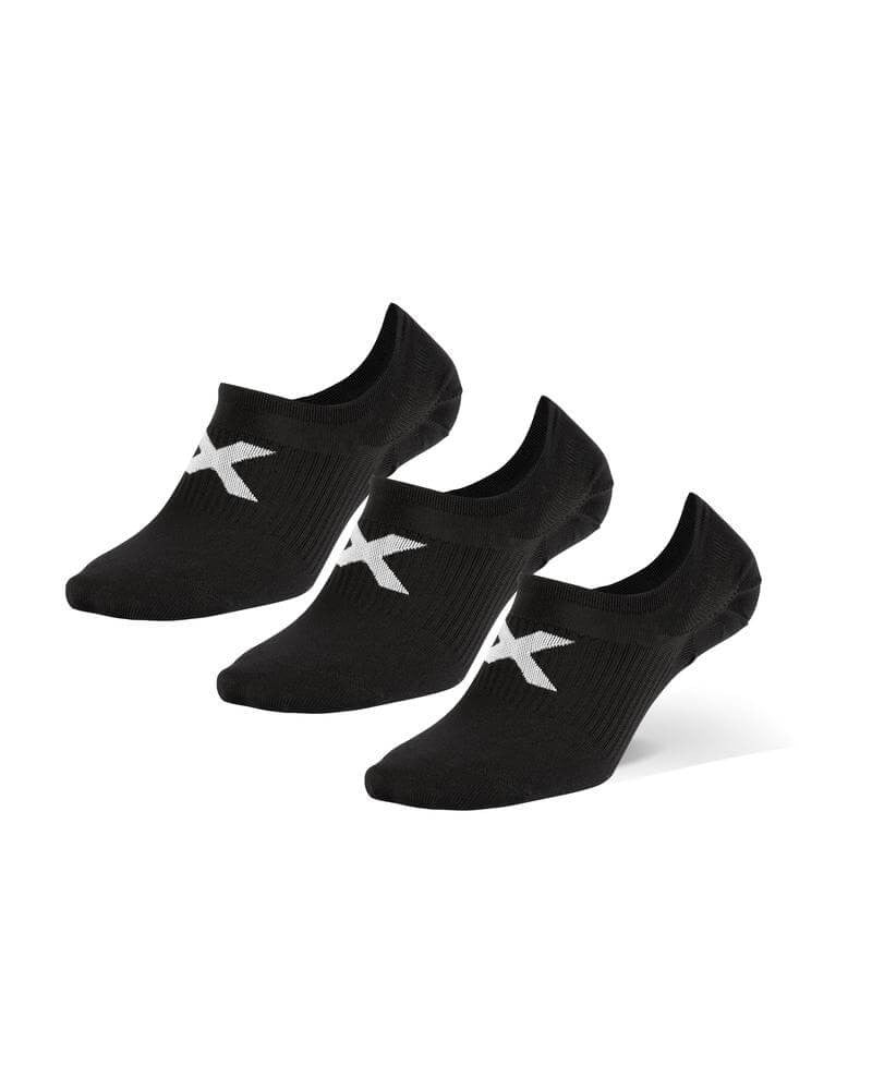 Image Chaussettes Invisible (Pack 3) - Mixte | 2xu /// Triathlon Store