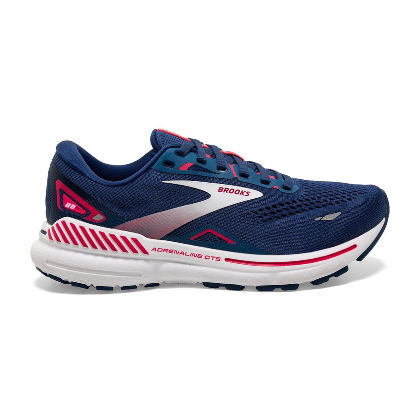 Image Adrenaline Gts 23 Blue Raspberry White - Femme | Brooks Running /// Triathlon Store