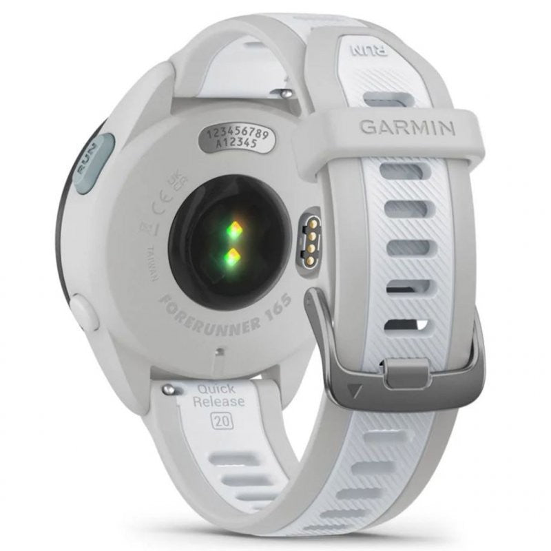 GARMIN FORERUNNER 165 ホワイト GARMIN Forerunner 165 Blanche et Grise