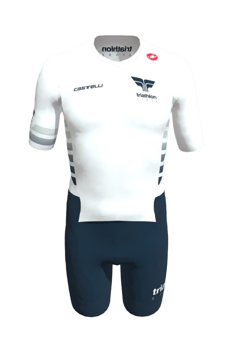 Image Triathlon Store Blanc Bleu 2024 - Homme | Castelli /// Triathlon Store