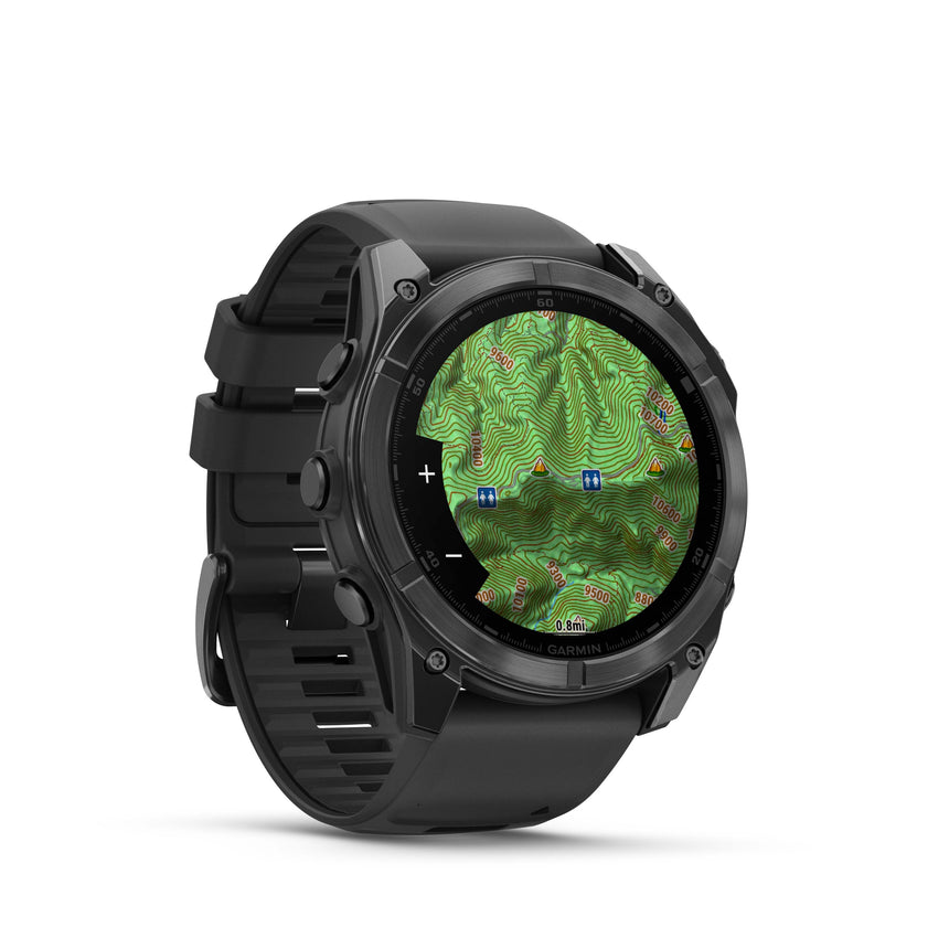 Image Fenix 8 Amoled 51 Titane Noir | Garmin /// Triathlon Store