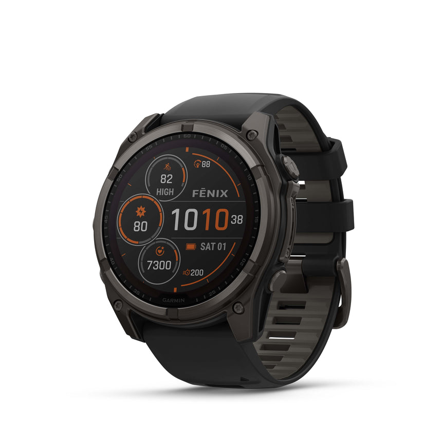 Image Fenix 8 Solar 51mm Titanium Noir | Garmin /// Triathlon Store