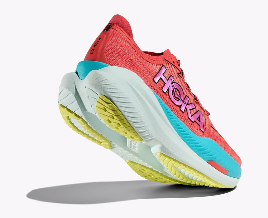 Image Mach X2 Grapefruitelectric Coral - Homme | Hoka /// Triathlon Store