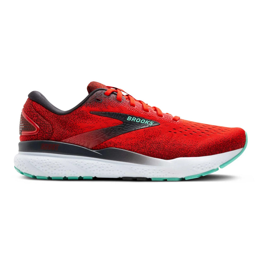 Ghost 16  Fiery Red/Ebony/Cockatoo - Homme | Brooks Running