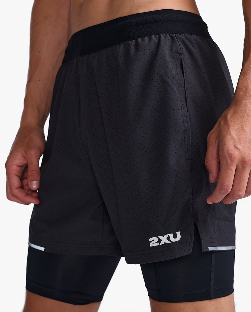 Image Aero 2in1 5" Shorts - Homme | 2xu /// Triathlon Store