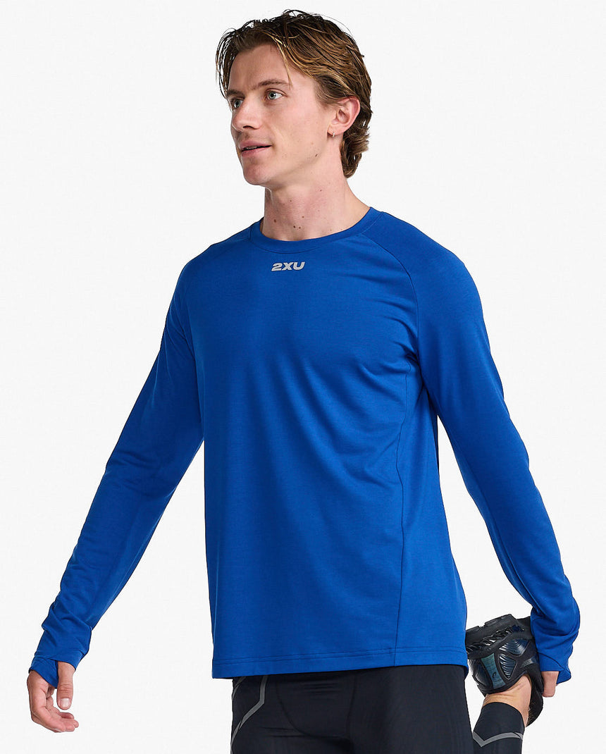 Image Ignition Base Layer Long Sleeve - Homme | 2xu /// Triathlon Store