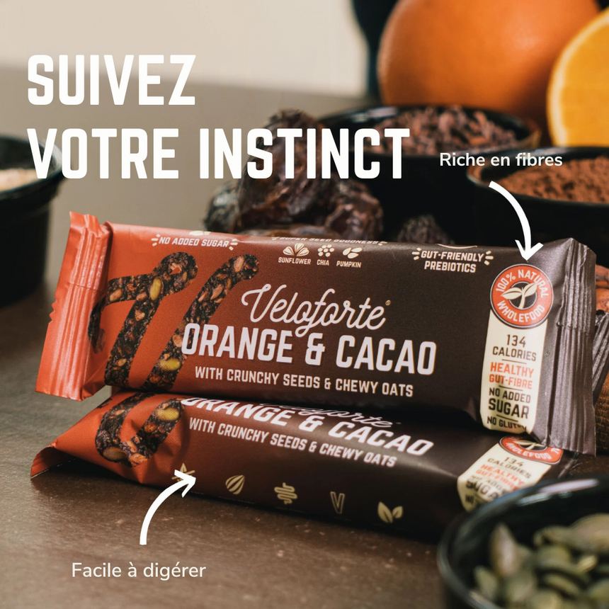 Image Barres Orange Cacao | Veloforte /// Triathlon Store