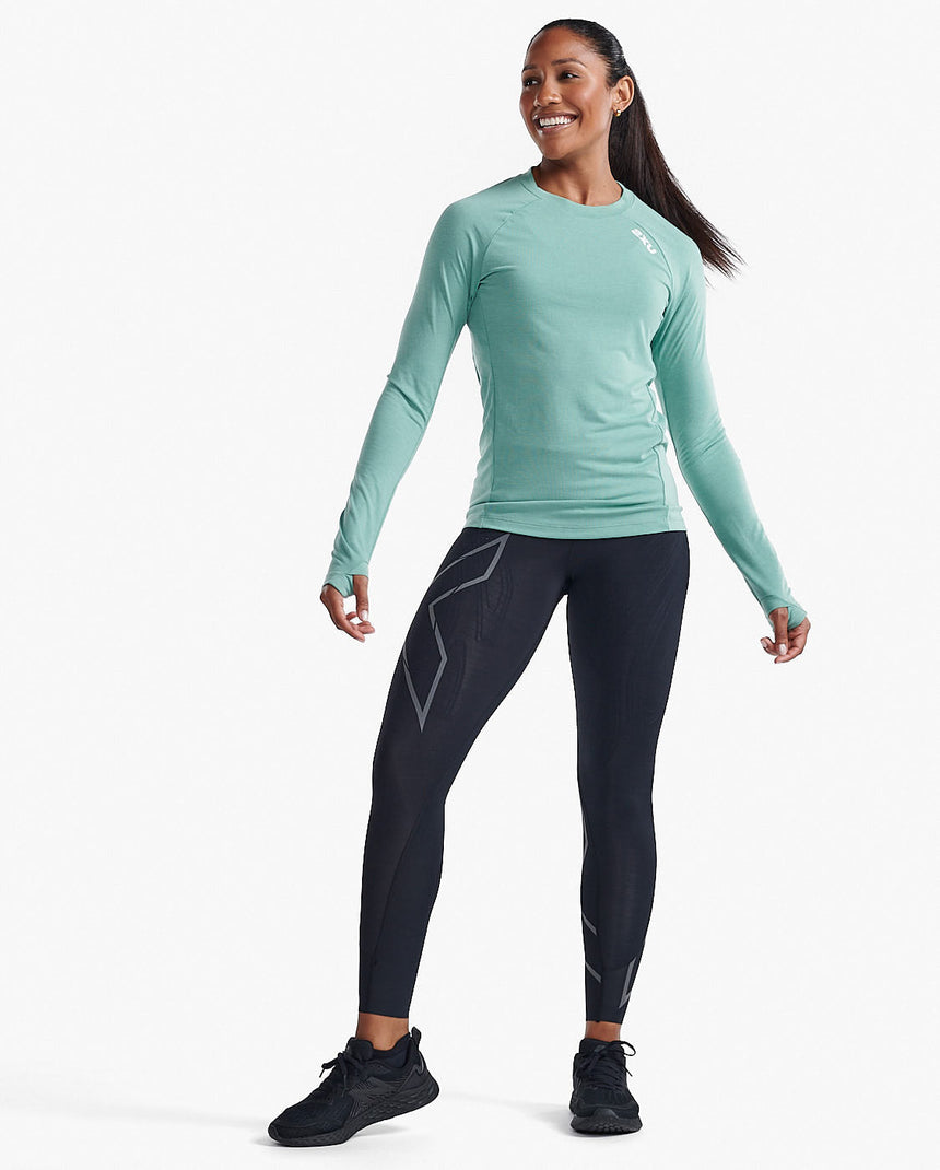 Image Ignition Base Layer Long Sleeve - Femme | 2xu /// Triathlon Store