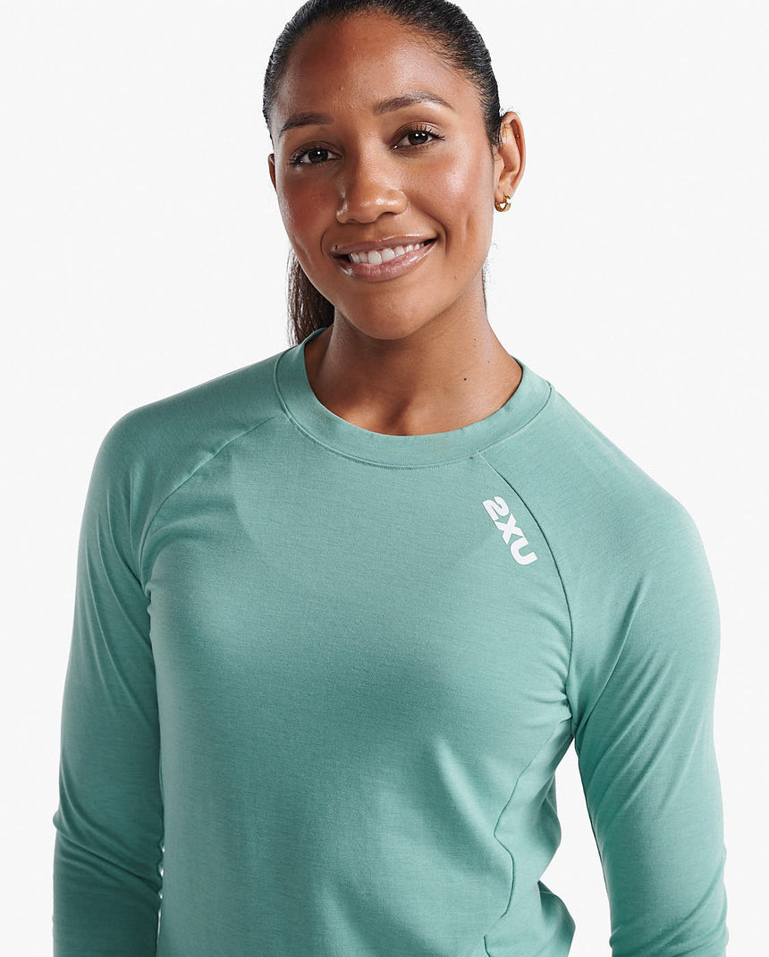 Image Ignition Base Layer Long Sleeve - Femme | 2xu /// Triathlon Store