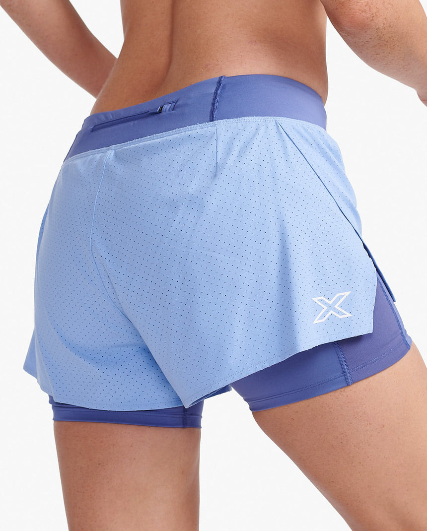 Image Aero 2in1 4" Shorts - Femme | 2xu /// Triathlon Store