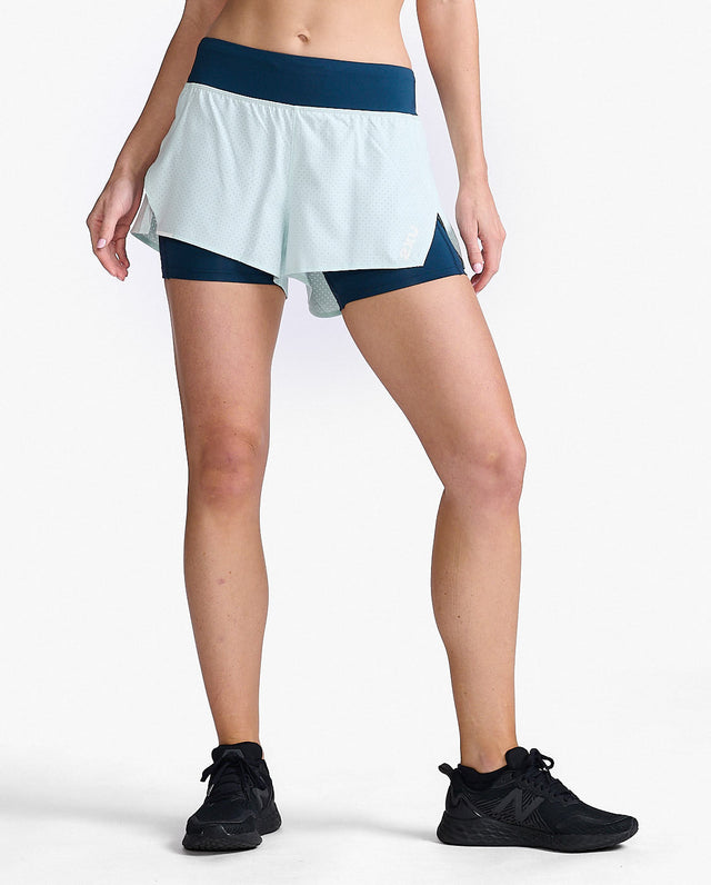 Image Aero 2in1 4" Shorts - Femme | 2xu /// Triathlon Store